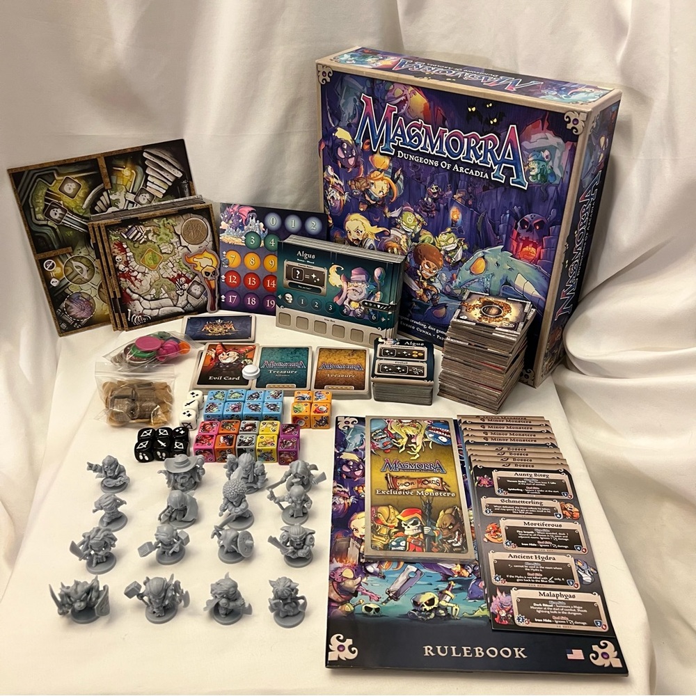 Masmorra: Dungeons of Arcadia, Kickstarter Bundle, Rare Add-Ons, Open Box New